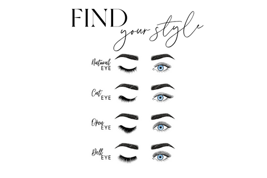 Choosing the right lash style for your eye shape